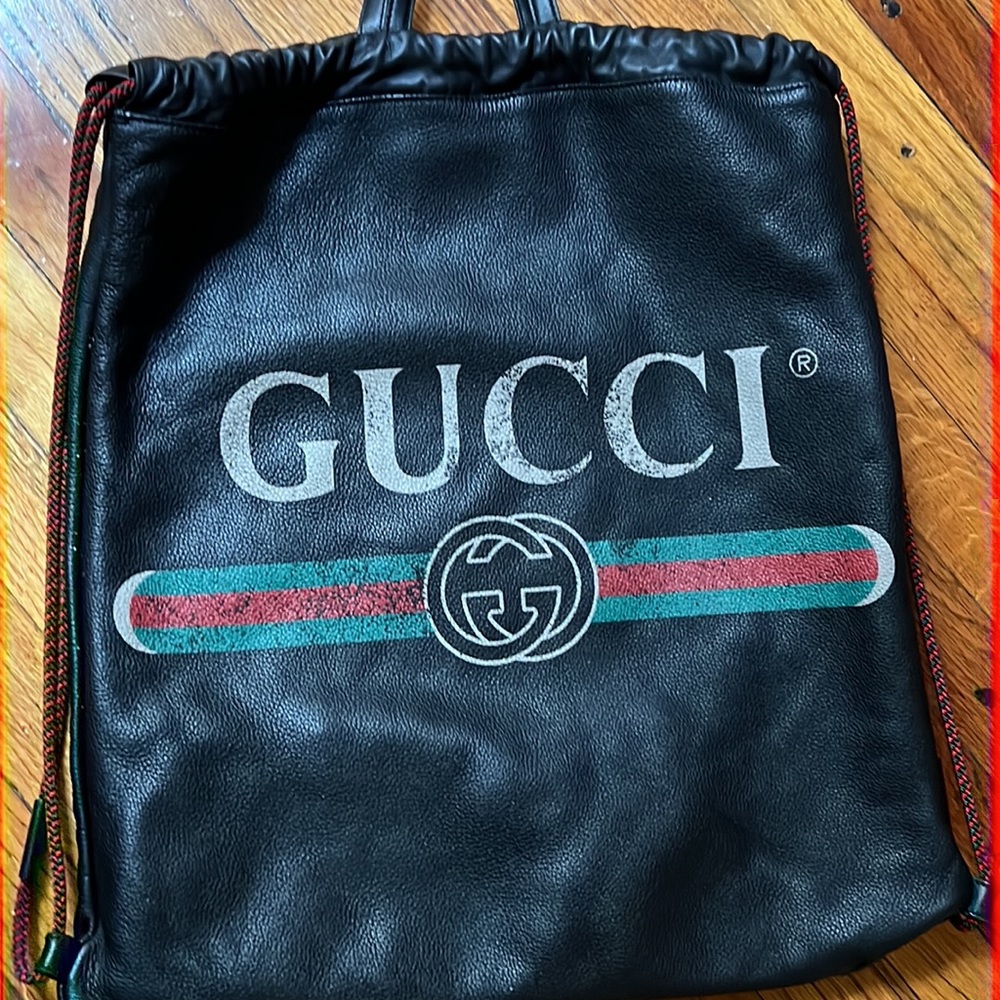 gucci-print-medium-drawstring-backpack- - Picture 2 of 11